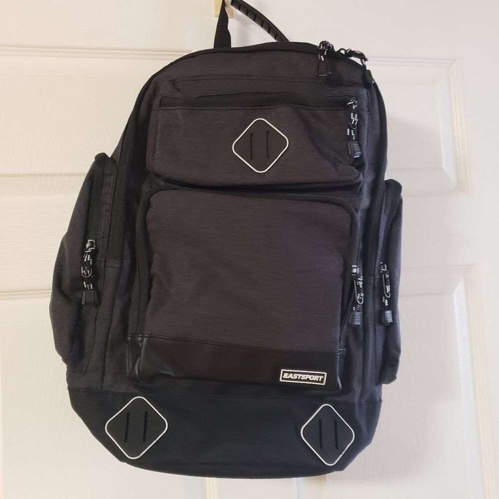 Eastsport Backpack Mult-purpose Expandable‎ Laptop Unisex Multi Zip Pockets